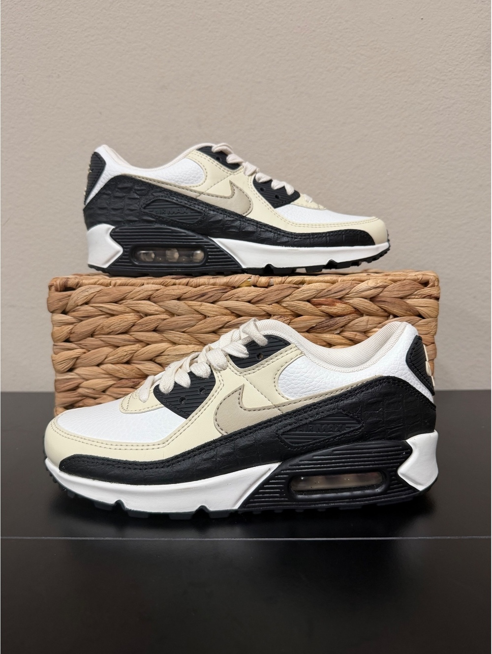 Size 7 - Nike Women’s Air Max 90 “Sail Dark Khaki”